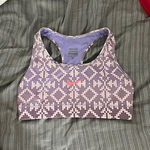Nike pro patterned sports bra size XS